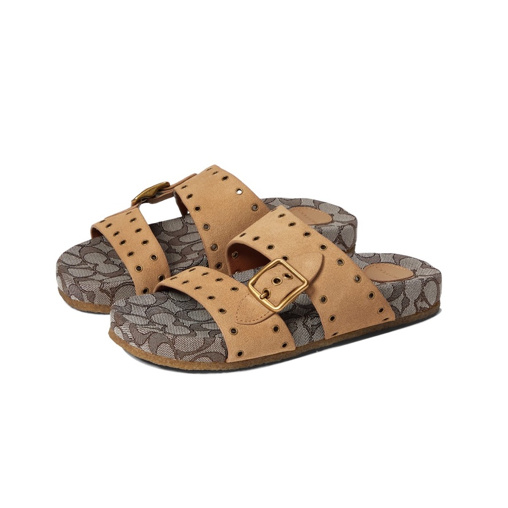 COACH Ally Suede Sandal.